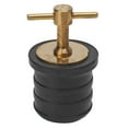 thumbnail image 2 of Marine Brass T Handle Twist Turn Sealing Drain Plug, Sturdy Rubber Expansion Plug, Easy Installation Adjustable Cam System for Yachts, Ships, 2 of 7