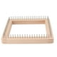 thumbnail image 2 of Tablero de tejer de madera, Mini herramienta de tejer cuadrada, tablero de clavija de tejido, Mini tablero de tejer, funcionamiento suave, 2 of 8