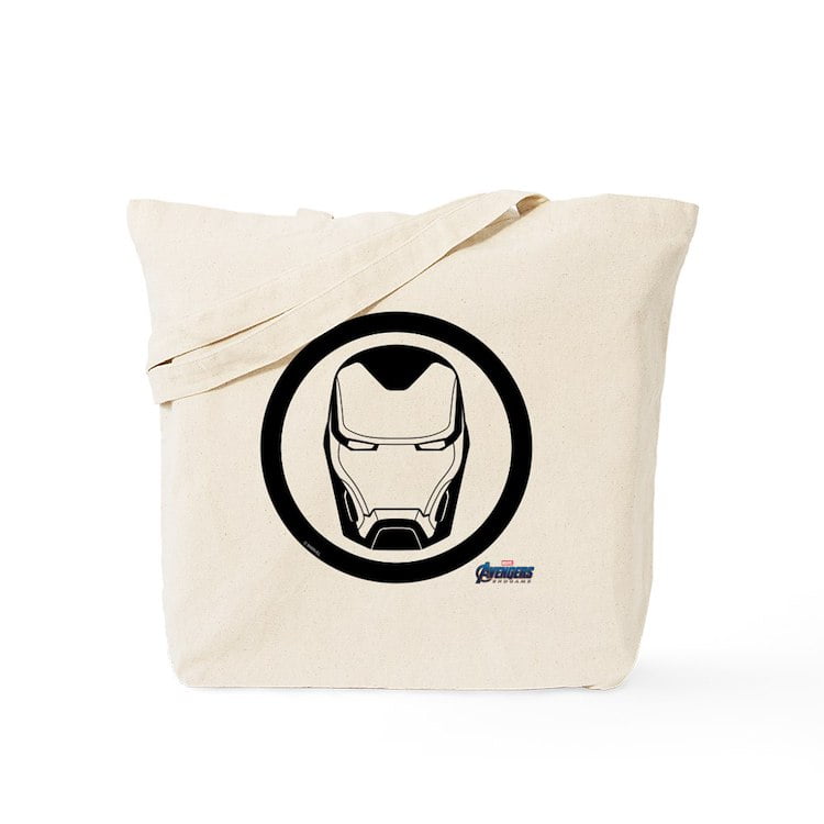 CafePress - Iron Man Logo Tote Bag - Natural Canvas Tote Bag, Cloth Shopping Bag