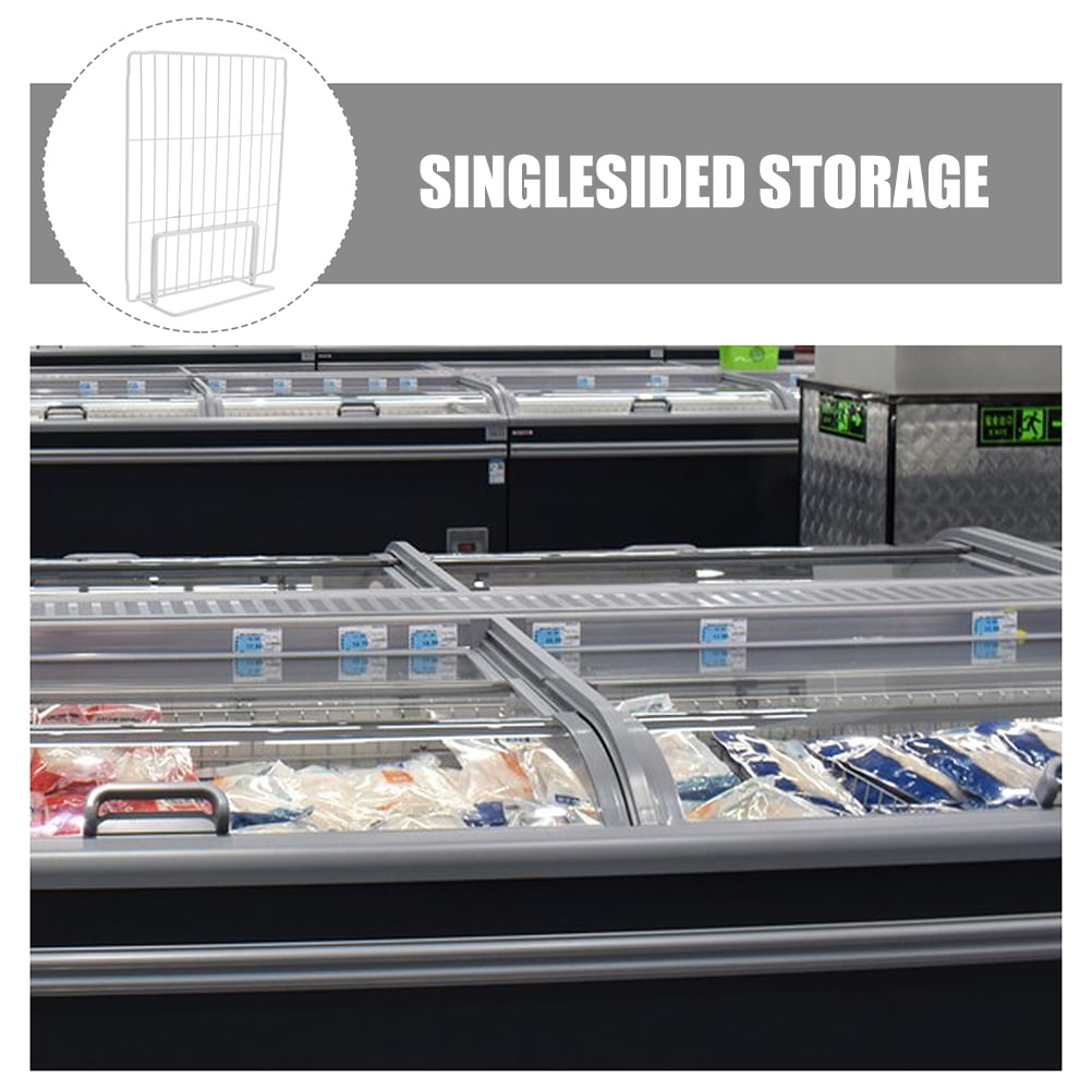 CTIRCHIU 2-Pack Wire Refrigerator Shelf Dividers for Fridge and Freezer, Space Saving Organizers for Efficient Storage