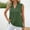 Green, variant on Njoeus Summer Tops for Women 2024 Cute Summer Tops for Women Linen Shirts for Women, Women's Plain V-Neck T-Shirt Sleeveless Cotton Top Trendy Blouse for Work Casual Plus Size Tank Tops for Women On C