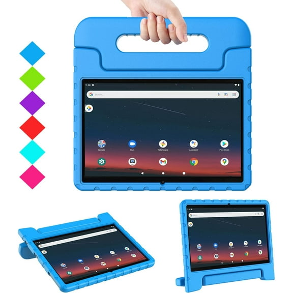 Golden Sheeps Kid Friendly Case Compatible for Walmart Onn 7" 3rd gen 2022 Release(Model:100071481) Shockproof Ultra Light Weight Convertible Handle Stand Cover (Blue)