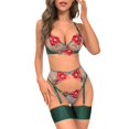 thumbnail image 1 of Gibobby Conjunto de lencería Sexy Lencería sexy babydoll para mujer, camisón halter, babydoll para mujer, lencería sexy para sexo(Verde, XG), 1 of 5