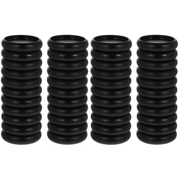 MERRYHAPY Black Binder Discs for Students, High-Grade Material, Compatible with Standard Binders, School and Office Use