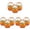 A | 9PCS, variant on Halloween Pumpkin Plastic Candy Bags with Handle,Transparent Resealable Treat Goodie Bags for Kids Trick‑or‑Treat Party Favor Wrapping 3PCS