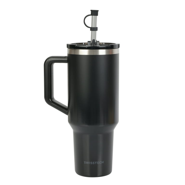 Swiss Tech Insulated Triple Walled Ceramic Coated, 40 oz Black