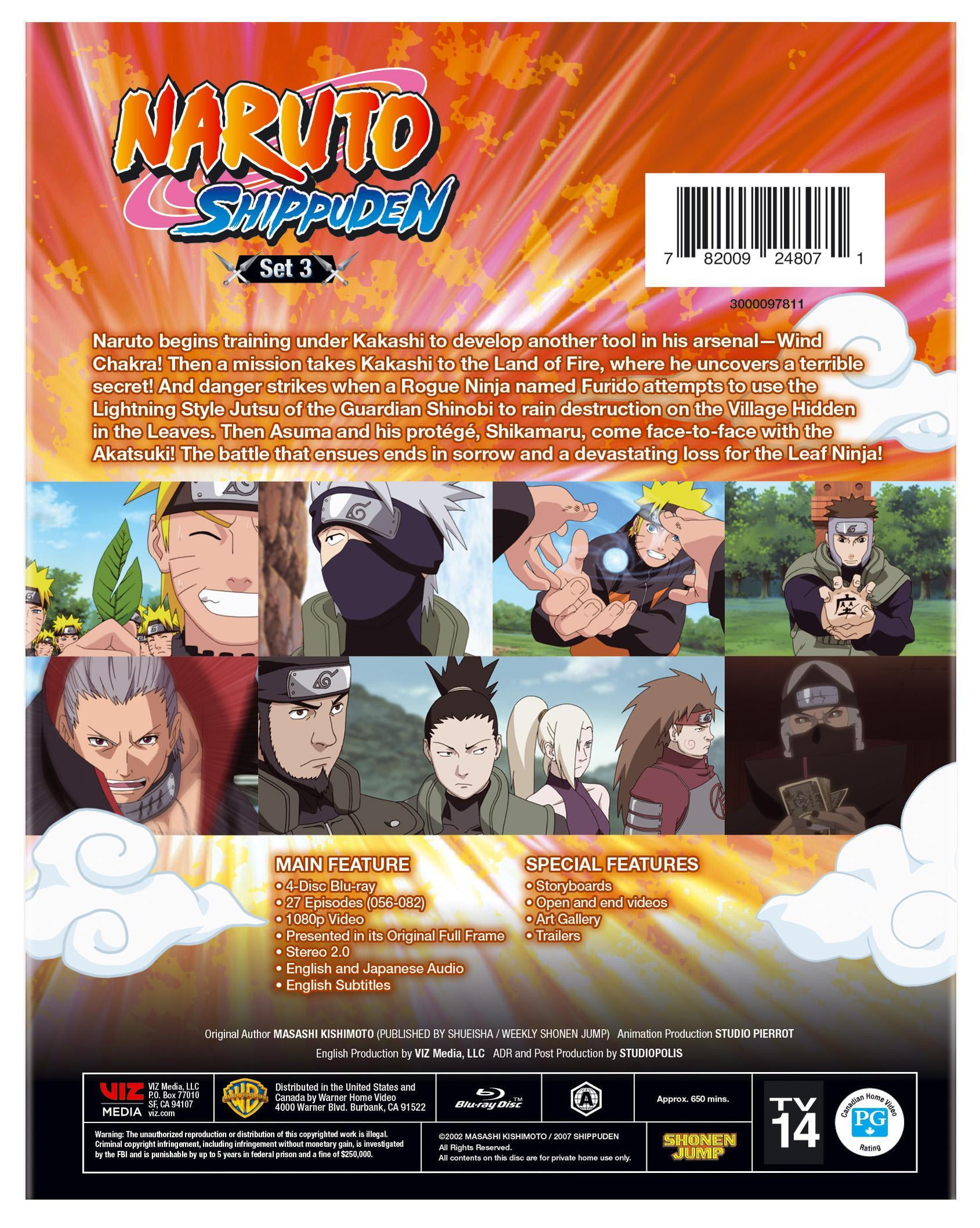 NarutoShippuden海外版限定コレクターズエディション第3段DVD組 Naruto Shippuden Set 3 (Blu-ray) - Walmart.com