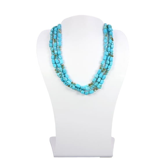 MGR! My Gems Rock Torsade Turquoise Magnesite Necklace