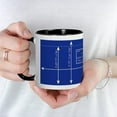 thumbnail image 5 of CafePress - Blueprint Mug - 11 oz Ceramic Mug - Novelty Coffee Tea Cup, 5 of 6