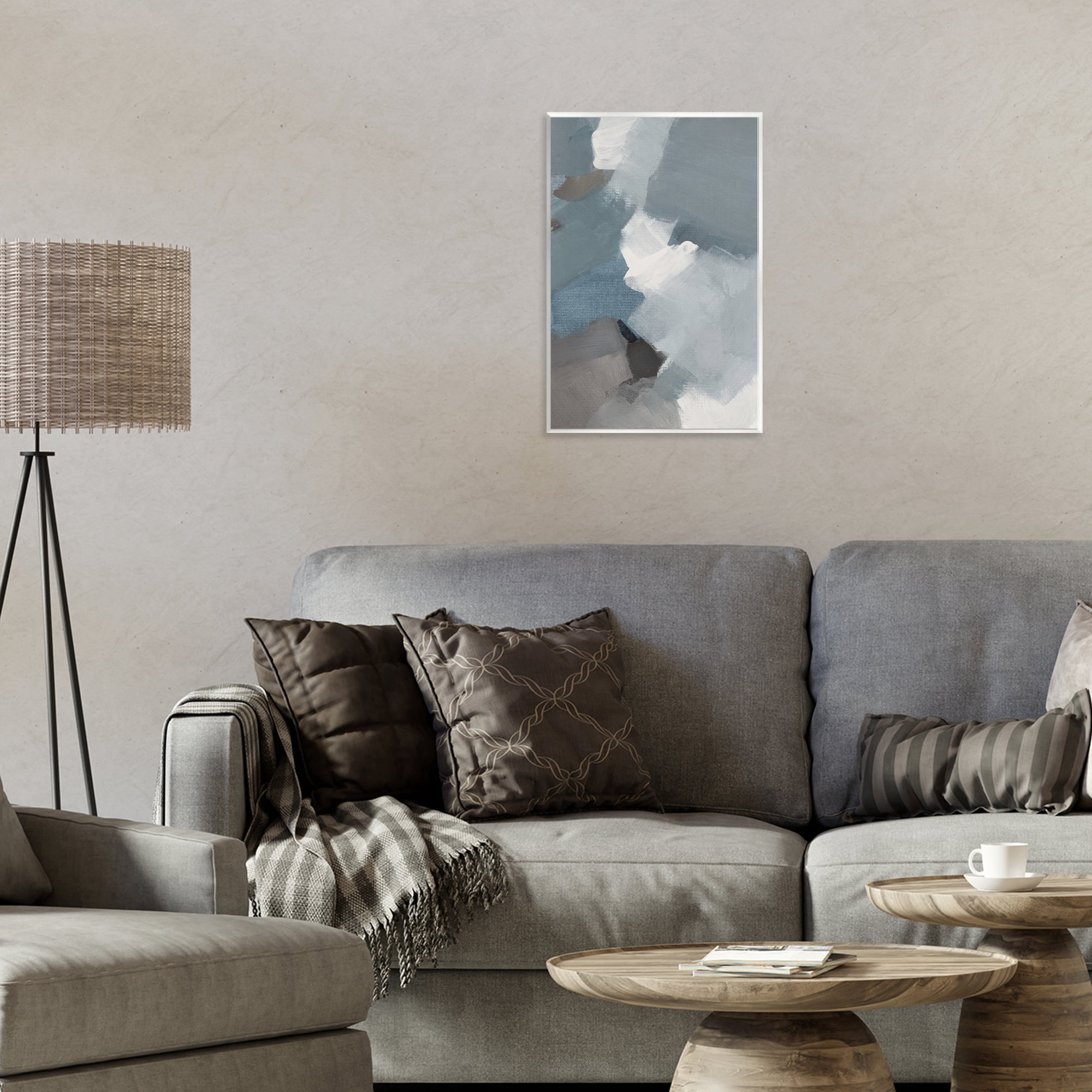 Stupell Industries Stormy Grey Abstract Wall Plaque Art, design by Lanie Loreth