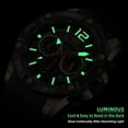 thumbnail image 4 of Men Watches Unique Casual Wrist Watches (Chronograph/Waterproof/Luminous/Calendar/24 Hours) Silicon Band Fashion Watches for Men, 4 of 6