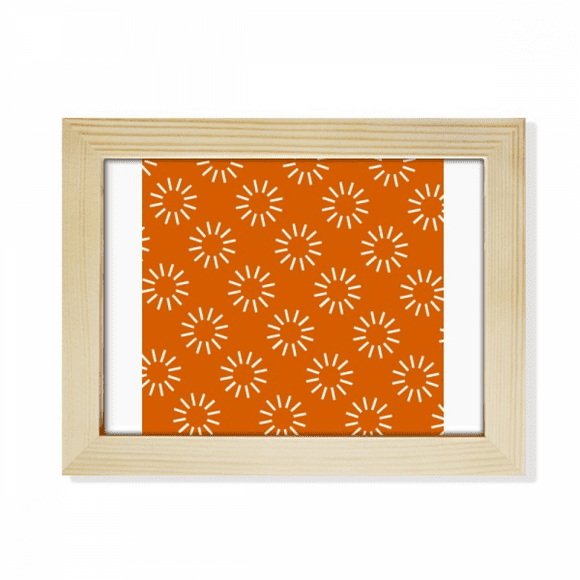 Wait Rotate Seal Patterns Desktop Photo Frame Picture Art Decoration Painting 6x8 inch