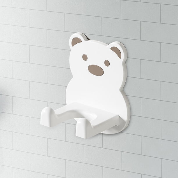 Soporte de pared para secador de pelo, colgador de pared, fácil instalación, bonito organizador, estante para secador de pelo para armario, hotel,