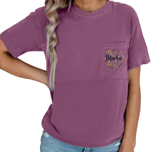 PMVFHDE Extra Long Maternity Leggings Women's Fashion Casual Comfortable Nursing Mom Zipper Nursing Tops Purple,S