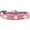 Light Pink, variant on Dog, Puppy Pet Widget Collar, "Gold Flower"