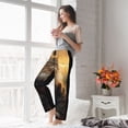 thumbnail image 5 of Sikiie Lakeside Flower Field Cat Women’s Ultra-Soft Comfy Lounge Pants Sleepwear Comfy Lounge Pants Drawstring Sleep Bottoms with PocketsXX-Large, 5 of 6