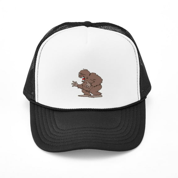 CafePress - Bigfoot - Adjustable Unisex Printed Trucker Hat with Mesh Back