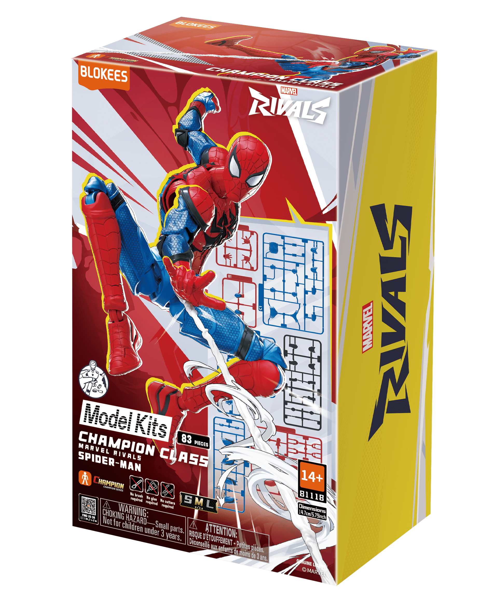 Blokees  Marvel Rivals Champion Class 06 Spider-Man Model Kit