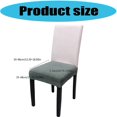 thumbnail image 3 of Stretchy Waterproofs Slip Resistant Chair Slipcovers for Home Hotel Dining Chairs Sturdy Polyester Spandex Fabric coffee, 3 of 5