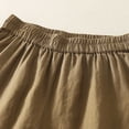 thumbnail image 4 of Boxer Shorts for Women Sleepwear Women’s Ruffle Home Shorts Elastic Waist Lace Shorts Summer Casual Home Sleepwear Loungewear Bottoms Khaki M, 4 of 9