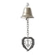 thumbnail image 4 of Adorno de campana navideña, decoración para el hogar, metal, único, adorno colgante para árbol de Navidad Campana de corazón, 4 of 9