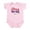 Petal Pink, variant on CafePress - Little Brother Baseball Infant Bodysuit - Baby Light Bodysuit, Size Newborn - 24 Months