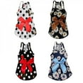thumbnail image 3 of Été Floral Noeud Noeud Chien Robe Chihuahua Pug Princesse Robe Mariage Animal Habiller Jupe Tenues, 3 of 6