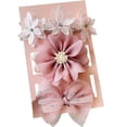 thumbnail image 3 of Banda para el cabello para bebés de 0 a 3 años, gorro para el cuidado de bebés femeninos, tocado de flores, accesorios para el cabello, diadema para recién nacidos, tocado de un año, 3 of 5