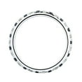 thumbnail image 3 of 1.50ct Round Cut Sapphire Diamond Full Eternity Wedding Band Ring 14k White Gold Plated Silver, 3 of 4