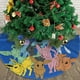 thumbnail image 3 of Falda para árbol de Navidad de Pokemo-N, suave y divertida, collar para árbol de Navidad, decoración navideña de granja de 30", 3 of 4
