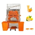 thumbnail image 1 of Commercial Orange Juice Extractor Citrus Lemon Juice Squeezer with 2 Peels Collecting Buckets 110V, 1 of 18