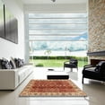 thumbnail image 6 of Ahgly Company Indoor Round Abstract Red Abstract Area Rugs, 6' Round, 6 of 6