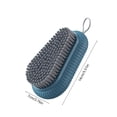 thumbnail image 3 of Laundry Shoe Brush, Soft Bristle Cleaning Scrubber with Hanging Hole, Multi-Purpose Brush for Shoe Sink Stove Countertop, Kitchen Bathroom Household Cleaning Tool, 3 of 6