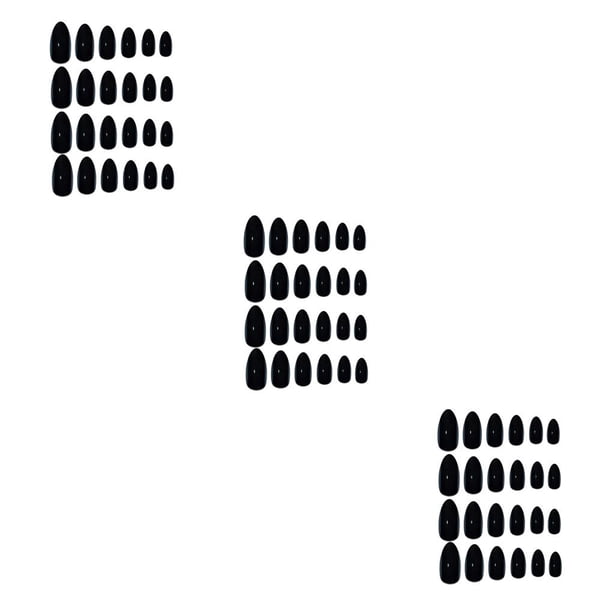 Guardurnaity 24 Pieces False Nails Press-on Stick-on Full Tips Nail DIY Fingernails Wearable Tips Manicure Supplies Art Sticker Cover Tools Type1 NO1 Guardurnaity CBP469619