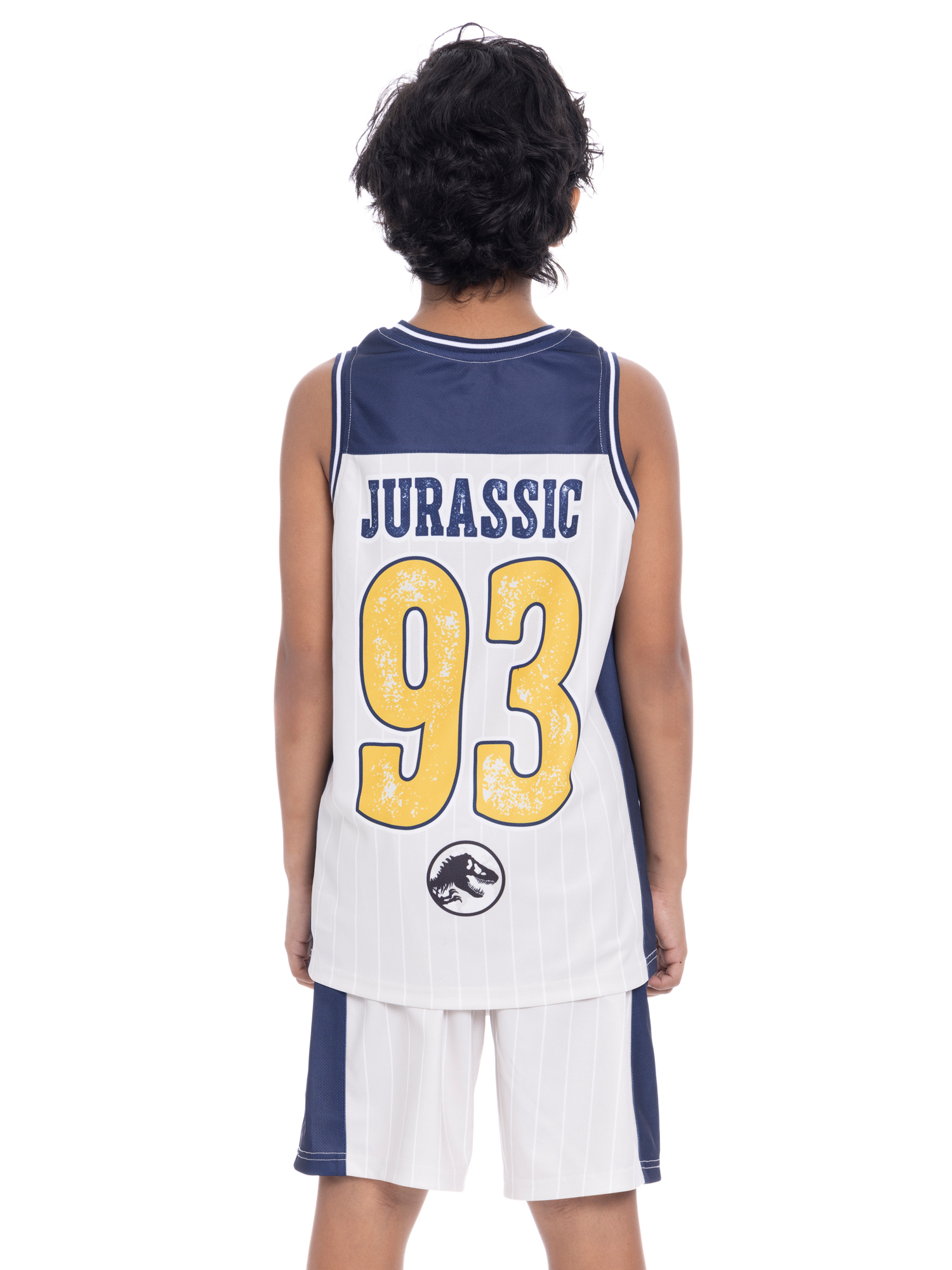 Jurassic World Boys Character Graphic Basketball Jersey and Shorts Set, 2-Piece, Sizes 4-12