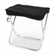 thumbnail image 5 of Taburete para Acampar Al Aire Libre, Silla de Pesca Plegable con Bolsa Portátil, Miniasiento Portátil de Aleación de Aluminio para Picnic, Barbacoa, Color Negro, 5 of 5