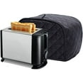 thumbnail image 3 of Toaster Cover 2 Slice,small Appliance Cover For Kitchen/Keep Toaster Free From Dust And Fingerprint (11.5w X 8d X 8h,Black), 3 of 8