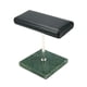 thumbnail image 2 of Soporte de visualización Hugo Cojín de cuero PU y Plata Verde, 2 of 6