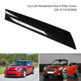 thumbnail image 4 of Car Left Windshield Post Trim, Scratch Proof A Pillar Post Trim Cover 51137272583  For R55 R56 R57, 4 of 8