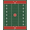 Green, Pattern 16, variant on ODIKA 8'x10' Washable Area Rug Durable, Non-Slip Touchdown Lines Goalpost Motif Rugby Training Football Car Field Playful for Living Room, Under Sectional, Family