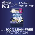 thumbnail image 4 of Always Ultra Thin Overnight Pads with Wings, Extra Heavy Overnight, Unscented Size 5 - 46 ct, 4 of 4