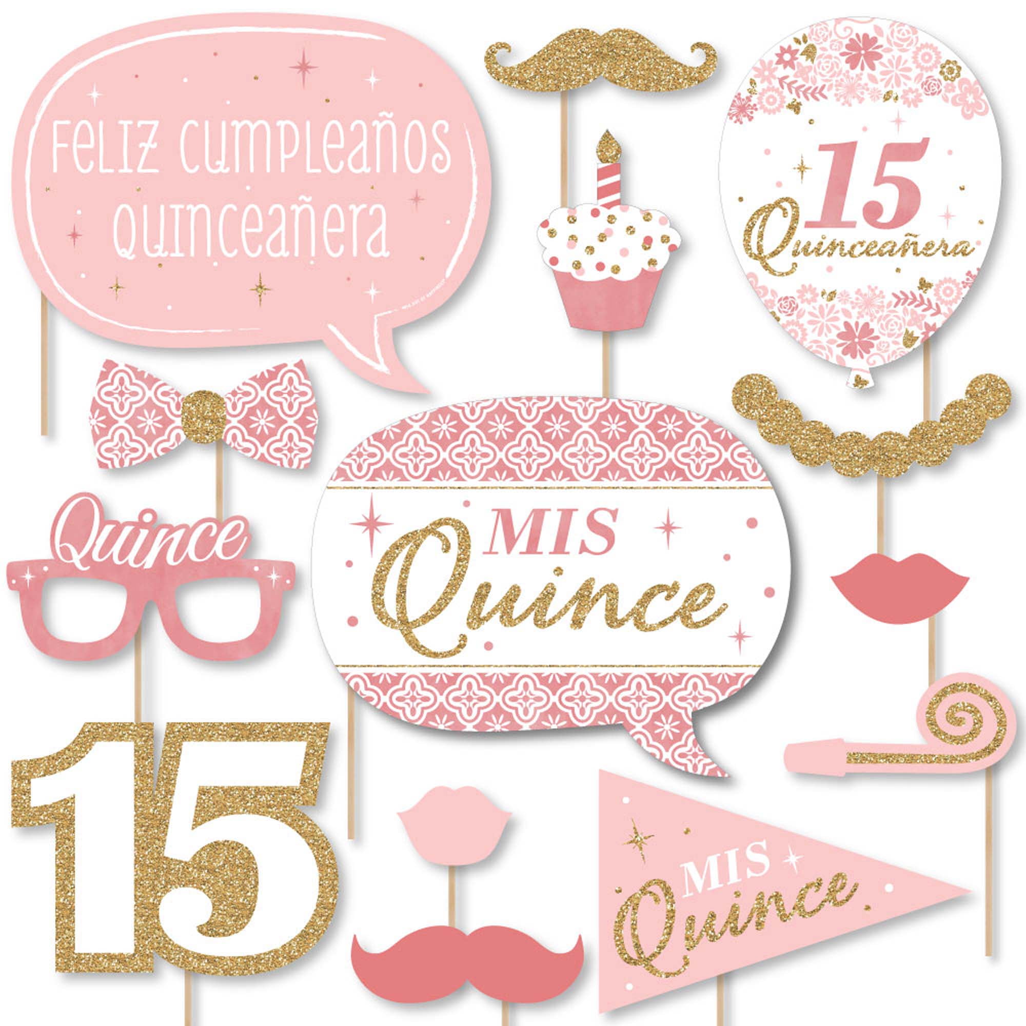 Mis Quince Anos Quinceanera Sweet 15 Birthday Party Photo Booth Props Kit Count Walmart Com Walmart Com Mis Quince Anos Quinceanera Sweet 15 Birthday Party Photo Booth Props Kit Count Walmart Com Walmart Com
