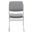 thumbnail image 3 of (2 Pack) NPS® 8600 Series Fabric Padded Signature Stack Chair, Classic Gray, 3 of 7