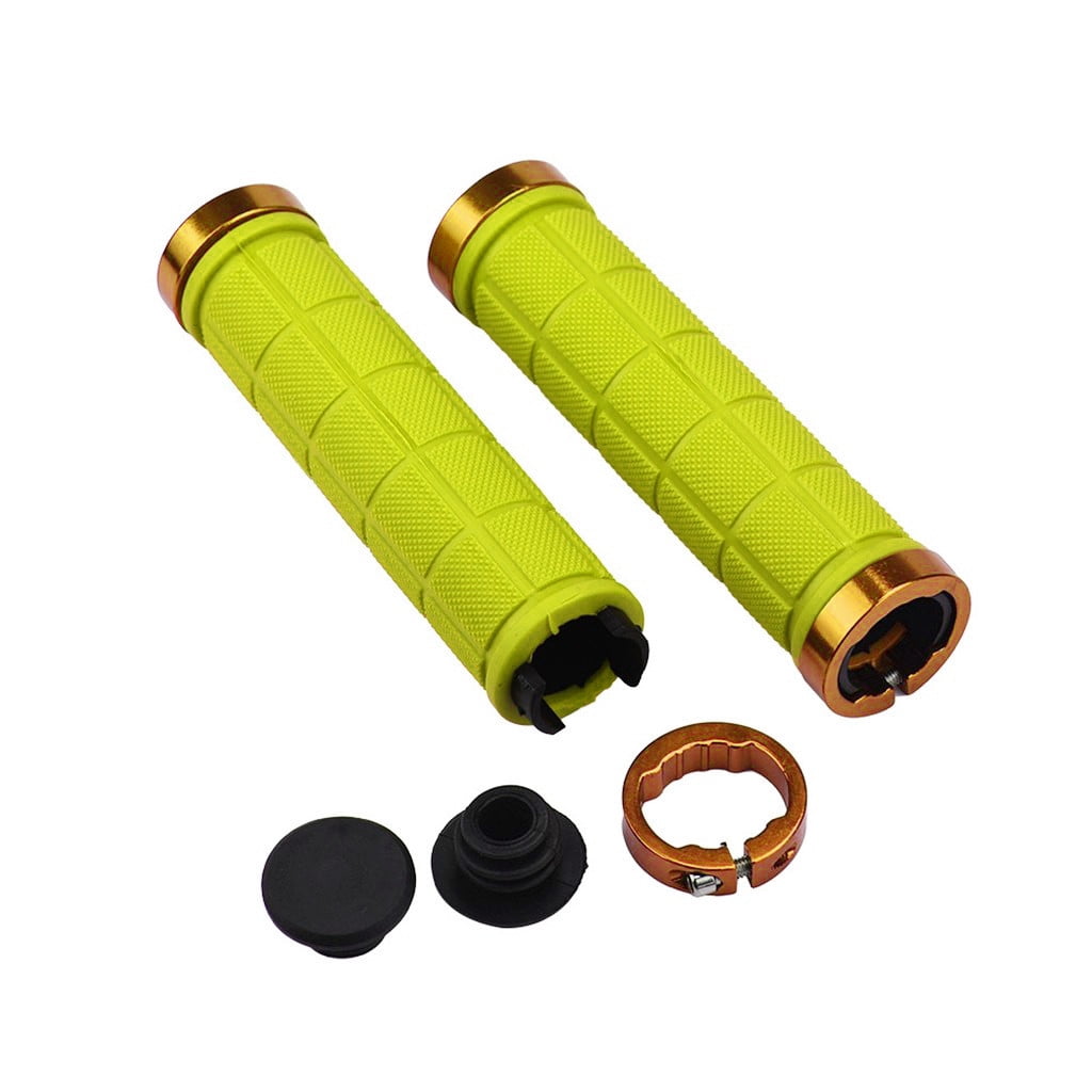 jovati Bike Grips Handlebar Mountain Bike Anti Slip Mtb Mountain Bike Handle Bar Cover Lock On Bike Handlebar Grips 1 Pair Mountain Bike Handlebar