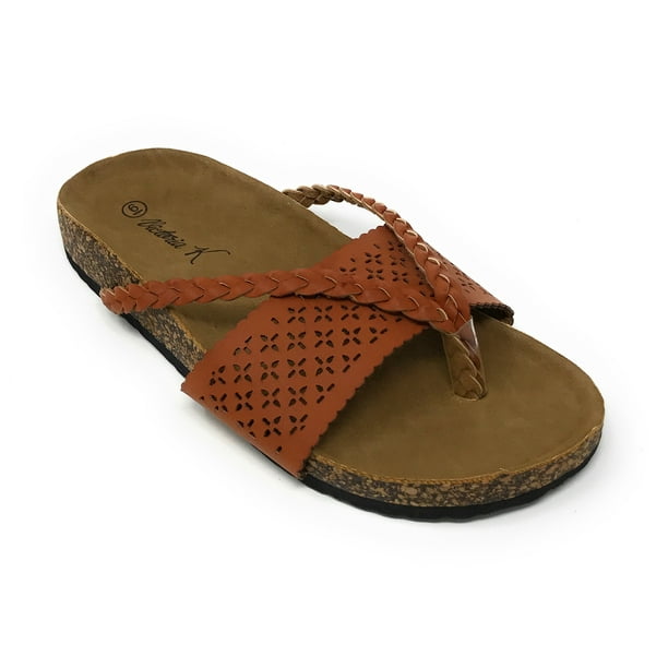 braided thong sandals