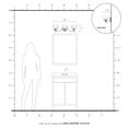 thumbnail image 4 of 15133-02 Livex Lighting Montgomery - 3 Light Bath Vanity In Transitional Style-7 Inches Tall and 23 Inches Wide-Polished Brass Finish, 4 of 14