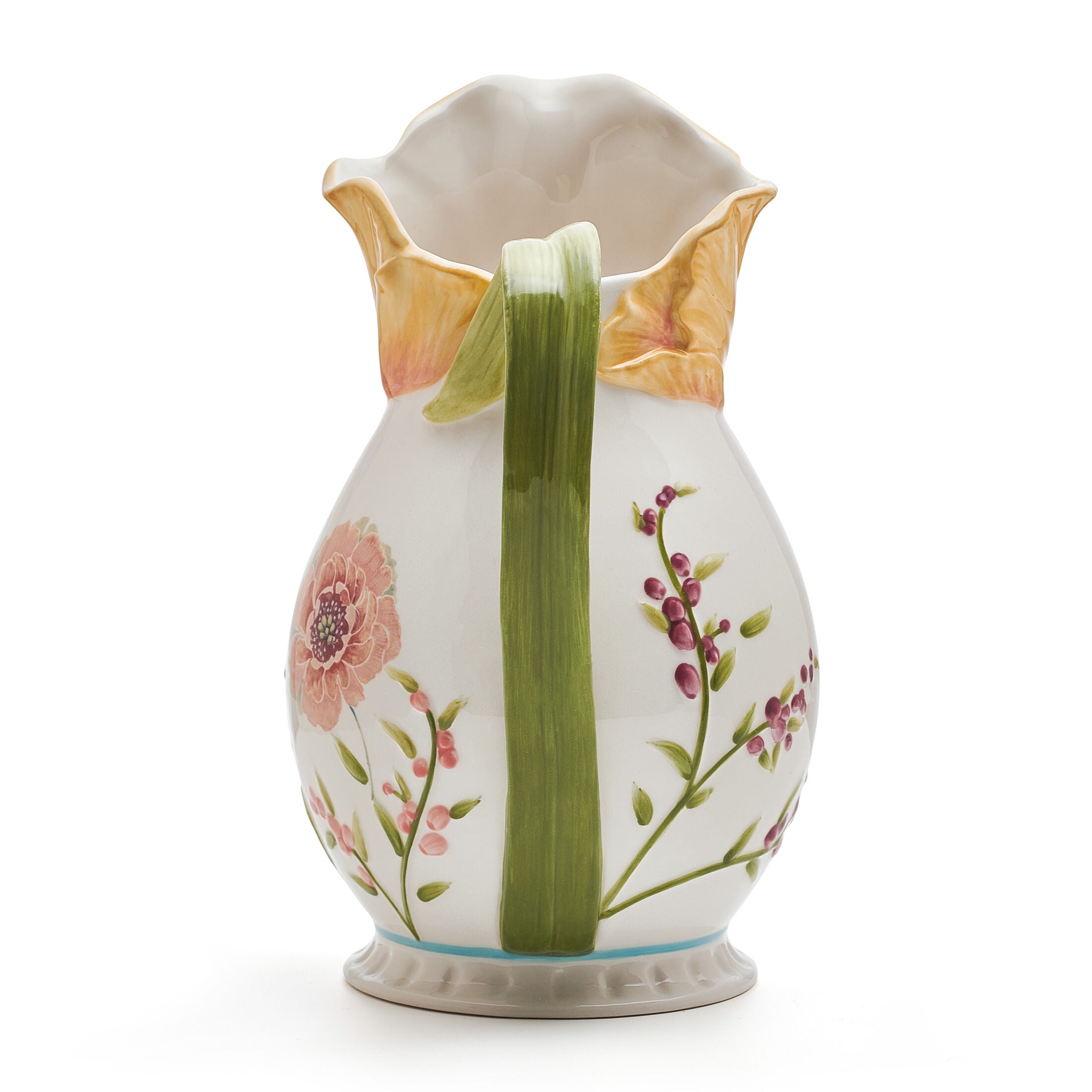 Fitz and Floyd Meadow 10.5 in Pitcher