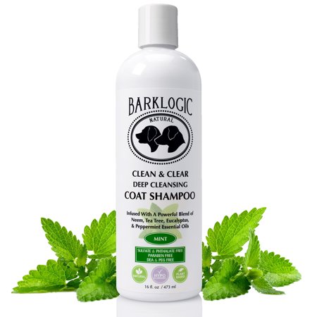 UPC: 0040232333200 | BarkLogic Clean & Clear Deep Cleansing Coat Shampoo for dogs- Mint