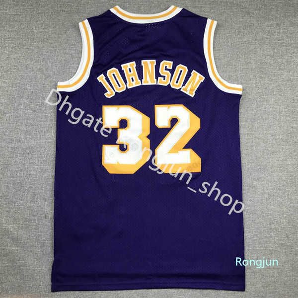 NBA_ Men Vintage Basketball Wilt Chamberlain Jersey 13 Dennis Rodman 73 Jerry  West 44 Artest Worthy Johnson 32 Stitched Yellow Purple''nba''jersey 