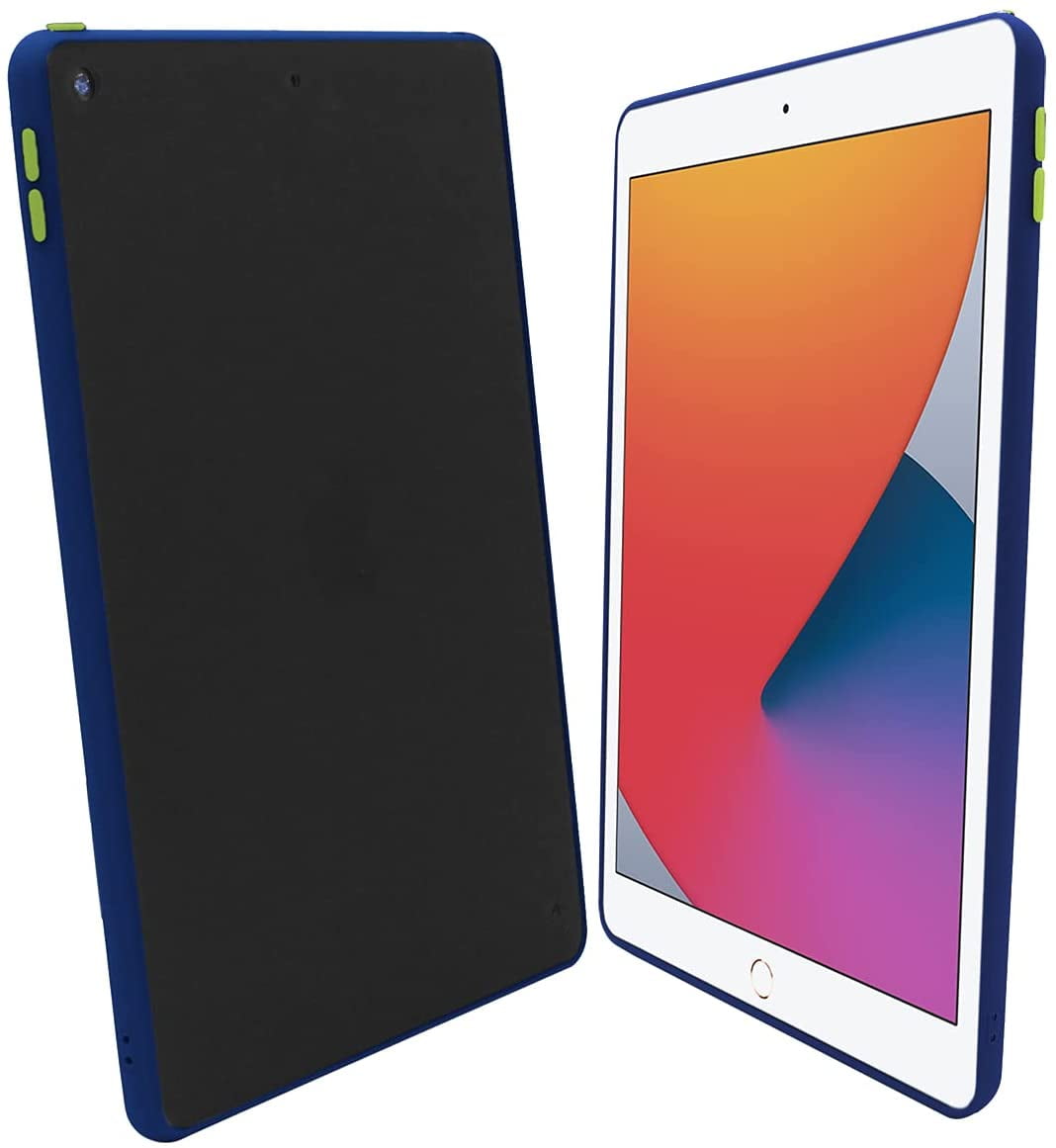 KIQ iPad 10.2 Case, 9th Gen, 8th Gen, 7th Gen TPU&PC Skin Cover for Apple  iPad 10.2-inch 9/8/7 [Navy Blue]